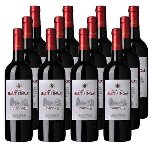 Case of 12 Chateau Haut Pingat Bordeaux 75cl Red Wine